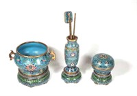 Eight Pcs of Chinese Cloisonne Set