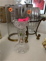 WATERFORD CRYSTAL CANDLE STICK / VASES