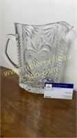 Heavy imperial crystal water pitcher