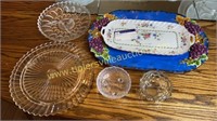 Group of platters, plates and bowls