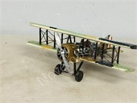 tin WW1 airplane   12" x  13" wingspan
