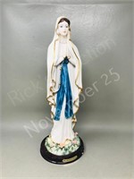 "our lady of the rosery" 18" tall figure - resin