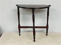 half moon stand- 24" wide & 24" tall