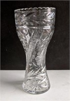 Crystal Vase, Approx 12" h