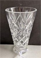 Crystal Vase, Approx 12"