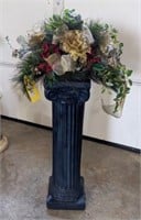 Christmas Display on Pedestal, Approx 32" h