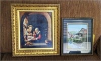 Two Framed Pictures, Apprx 17" x 16" & 13" x 11"