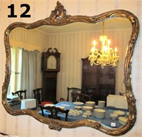 Large Ornate Gild Mirror