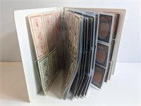 1.5" Binder of Collectibles (Money, Magic Cards...