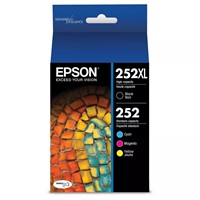 Epson 252XL Black, 252 C/M/Y Combo 4pk
