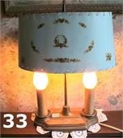 Art Deco Cast Metal Table Lamp