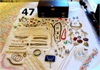 LARGE LOT OF ASSORTED COSTUME JEWELLERY