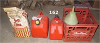 2 Gas Cans Assorted Lot