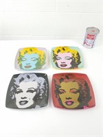 4 assiettes Andy Warhol Precidio Objects