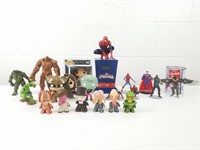 Figurines/Jouets variés & Tirelire de Spider-Man