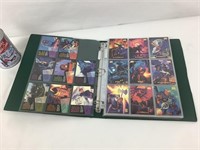 Album de 140 cartes de collection Marvel