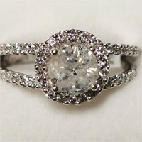 $14800 14K  Diamond(1.05ct) Diamond(0.75ct) Ring