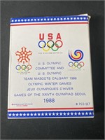 1988 official Olympic collector Pin set