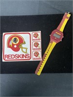 Redskins sports time watch & redskin stickers