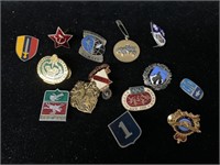 Lot of European pins