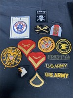 U.S. army badges retired