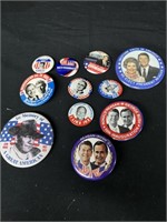 Ronald Regan George bush 50th inauguration pins