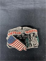 Vietnam veteran and proud of it pin
