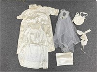 Lot of 1st communion baby clothes