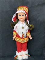 Handmade doll made in Finland by Helvi calanna