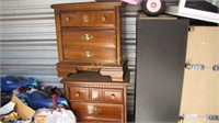 tv stand, 2 night stands, toys, chairs,