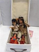 Set of Native Porcelain Dolls