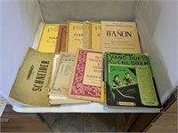 Vintage Music & Piano Books