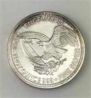 1oz Troy Engelhard Eagle Prospector Silver