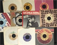 (10) Records from 1975 Vintage 45RPM Hits