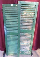 Two Vintage Shutters