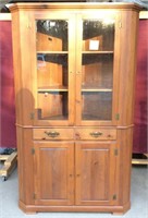 Nice Pine Corner Cabinet