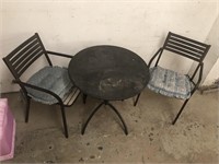 OUTDOOR TABLE AND CHAIRS