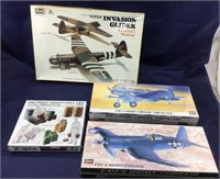 7 Unopened/Opened Model Airplane Kits +