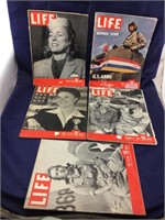 10 LIFE Magazines From 1939-1944