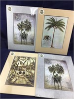 4 Double Matted Prints & 2 Framed Prints