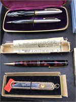 Vntg Sheaffer’s/Parker Pens/Pencil & Manicure Pc