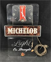 Michelob Light Light Up Clock