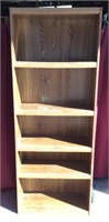 Contemporary Oak Finish Bookshelf