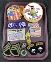 Assorted Military Patches Plus