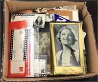 Box With Photos And Other Hollywood Related