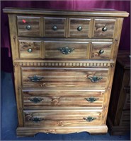 Bassett Dresser and Dresser With Mirrored Hutch