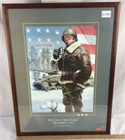 Patton at  Bastogne Poster by Michael Gnatek