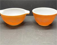 2 pc. Pyrex bowl set with wheat pattern