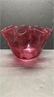 Beautiful Fenton Cranberry shade 3 1/2” opening