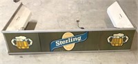 Sterling beer advertising light does work all the